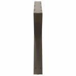 2 db natúr acél dohányzóasztal láb 70 x (42-43,3) cm acél 6