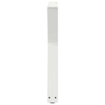 2 db fehér étkezőasztal láb 50 x (72-73,3) cm acél étkezőasztal láb 6