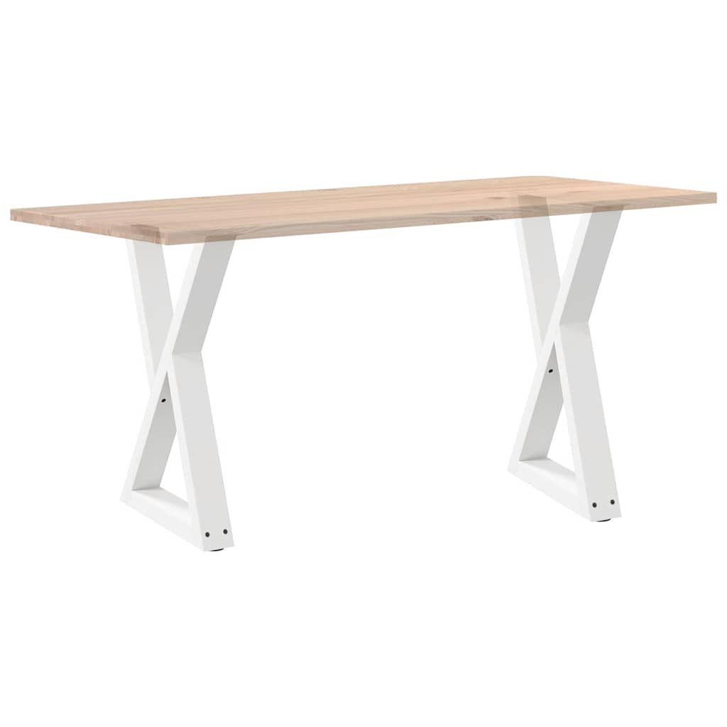 2 db fehér étkezőasztal láb 50 x (72-73,3) cm acél étkezőasztal láb 8