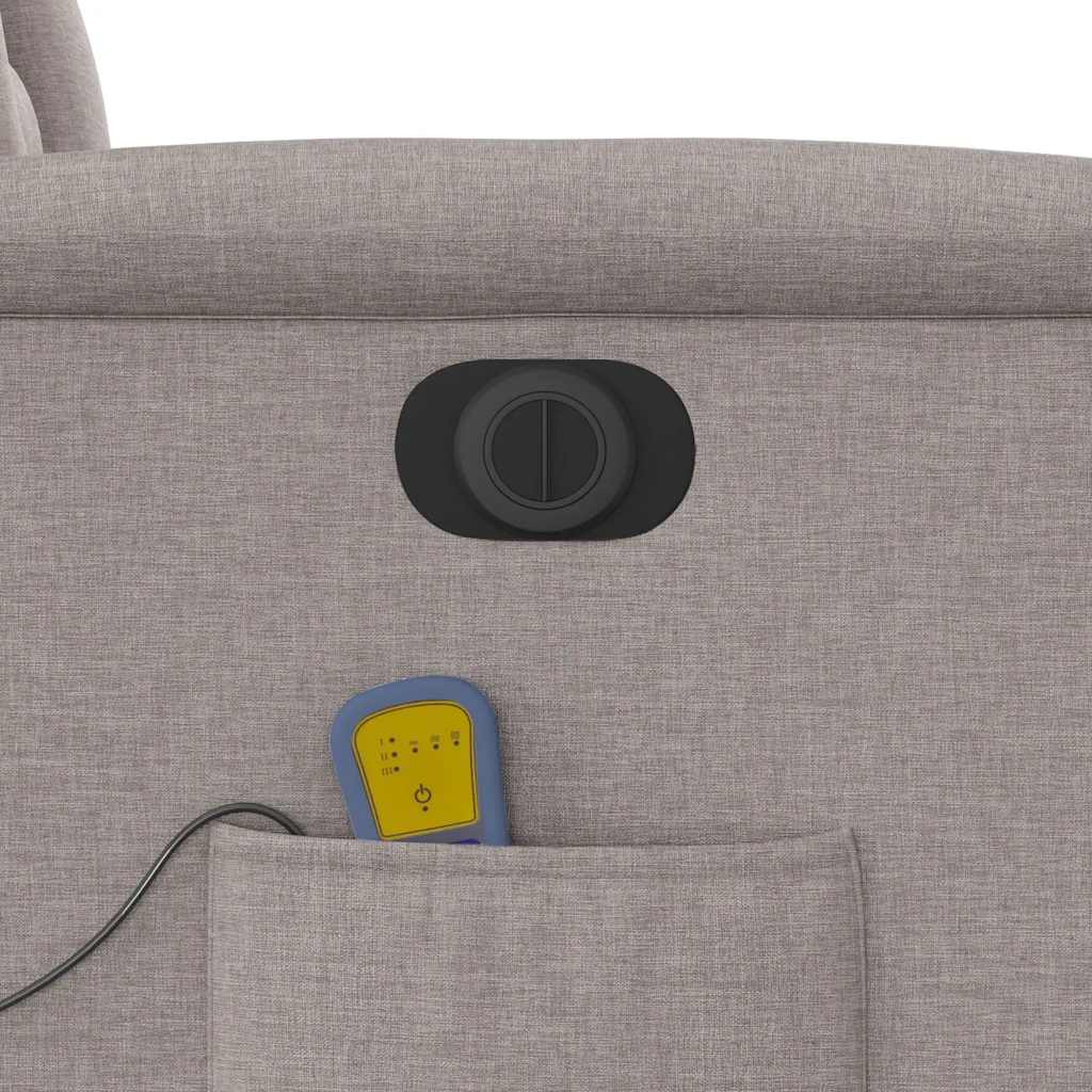 Tópszínű szövet dönthető elektromos álló masszázsfotel 12