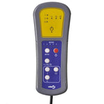 Sötétszürke mikroszálas szövet elektromos álló masszázsfotel 14