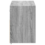 Szürke sonoma színű fali TV-szekrény LED-del 100x31x45 cm 7