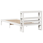 Fehér tömör fenyőfa ágy matrac nélkül 90 x 200 cm 6