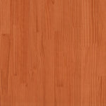 Viaszbarna tömör fenyőfa ágy matrac nélkül 200 x 200 cm 11