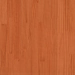 Viaszbarna tömör fenyőfa ágy matrac nélkül 120 x 190 cm 11