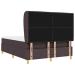 Boxrugós ágy matracmal Sötét Barna 200 x 160 cm szövet 9