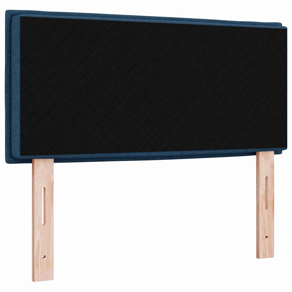 LED ágytámla LED szalagokkal fejtámlával Kék 80 cm szövet 7