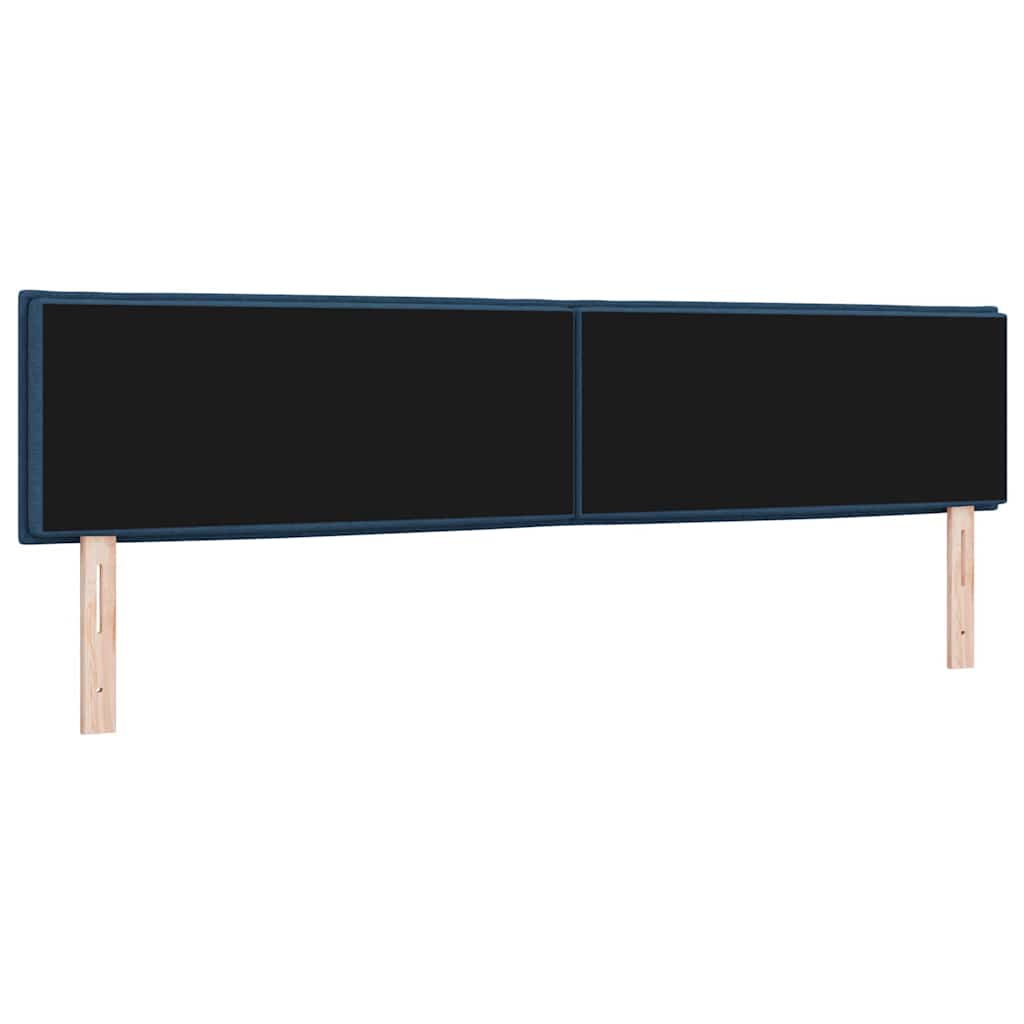 LED ágytámla LED szalagokkal fejtámlával Kék 200 cm szövet 7