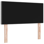 LED ágytámla fejtámlával Világosszürke 90 cm Bársonyos szövet 7