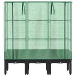 Rattan megjelenésű magaságyás melegháztakaróval 120x40x140 cm 4