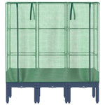 Rattan megjelenésű magaságyás melegháztakaróval 120x40x140 cm 4