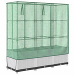 Rattan megjelenésű magaságyás melegháztakaróval 120x40x138 cm 6