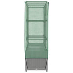 Rattan megjelenésű magaságyás melegháztakaróval 120x40x138 cm 5