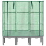 Rattan megjelenésű magaságyás melegháztakaróval 120x40x140 cm 4