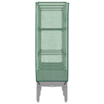 Rattan megjelenésű magaságyás melegháztakaróval 120x40x140 cm 5