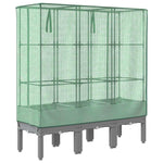 Rattan megjelenésű magaságyás melegháztakaróval 120x40x140 cm 6