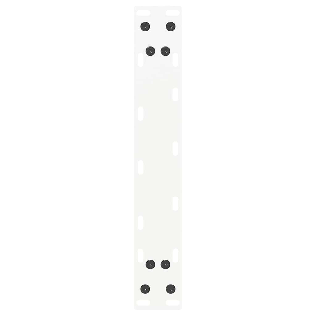 2 db U alakú dohányzóasztal láb fehér 28 x (42-43) cm acél dohányzóasztal láb 7