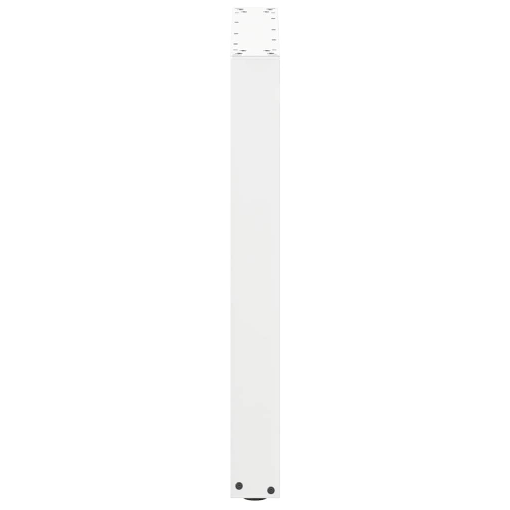 2 db U alakú étkezőasztal láb fehér 60 x (72-73) cm acél étkezőasztal láb 6