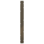 2 db U alakú étkezőasztal láb natúr acélból 100 x (72-73) cm acél 7