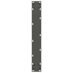 3 db antracitszürke, U alakú étkezőasztal láb 70 x (72-73) cm acél 7