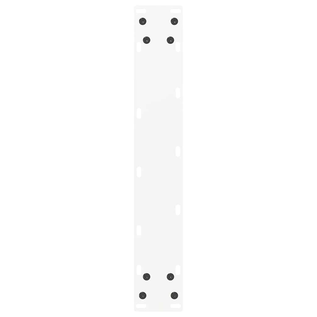 2 db U alakú bárasztalláb fehér 50x(90-91) cm acél 7