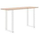 2 db U alakú bárasztalláb fehér 50x(90-91) cm acél 8