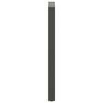 2 db antracitszürke U-alakú acél bárasztalláb 40x(110-111) cm 6