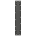 2 db antracitszürke U-alakú acél bárasztalláb 40x(110-111) cm 7