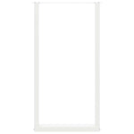 2 db U alakú bárasztalláb, fehér, 60 x (110-111) cm, acél 5