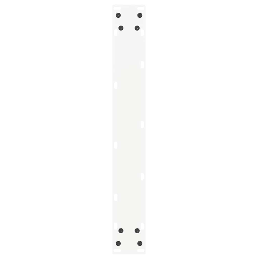 2 db U alakú bárasztalláb, fehér, 60 x (110-111) cm, acél 7