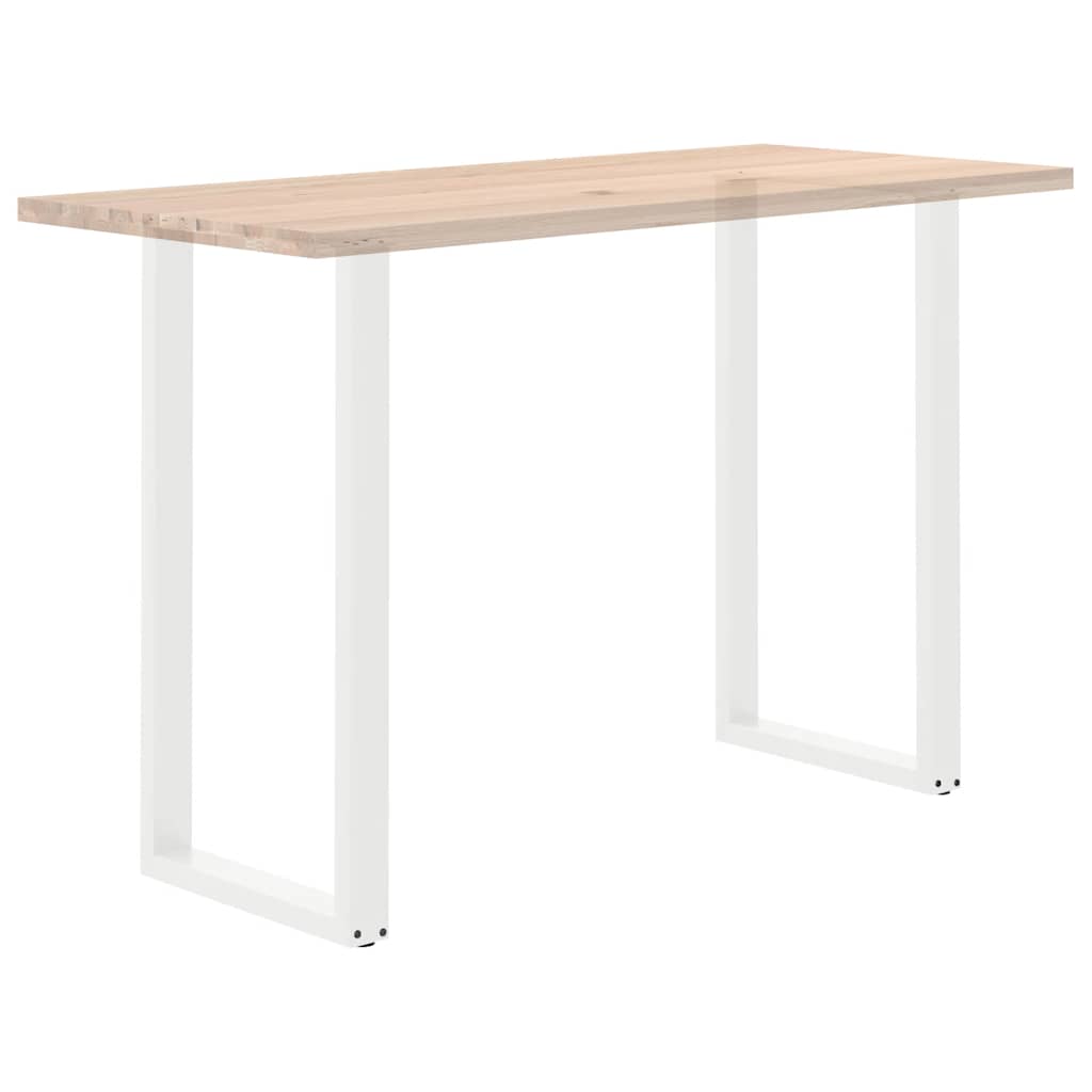 2 db U alakú bárasztalláb, fehér, 60 x (110-111) cm, acél 8