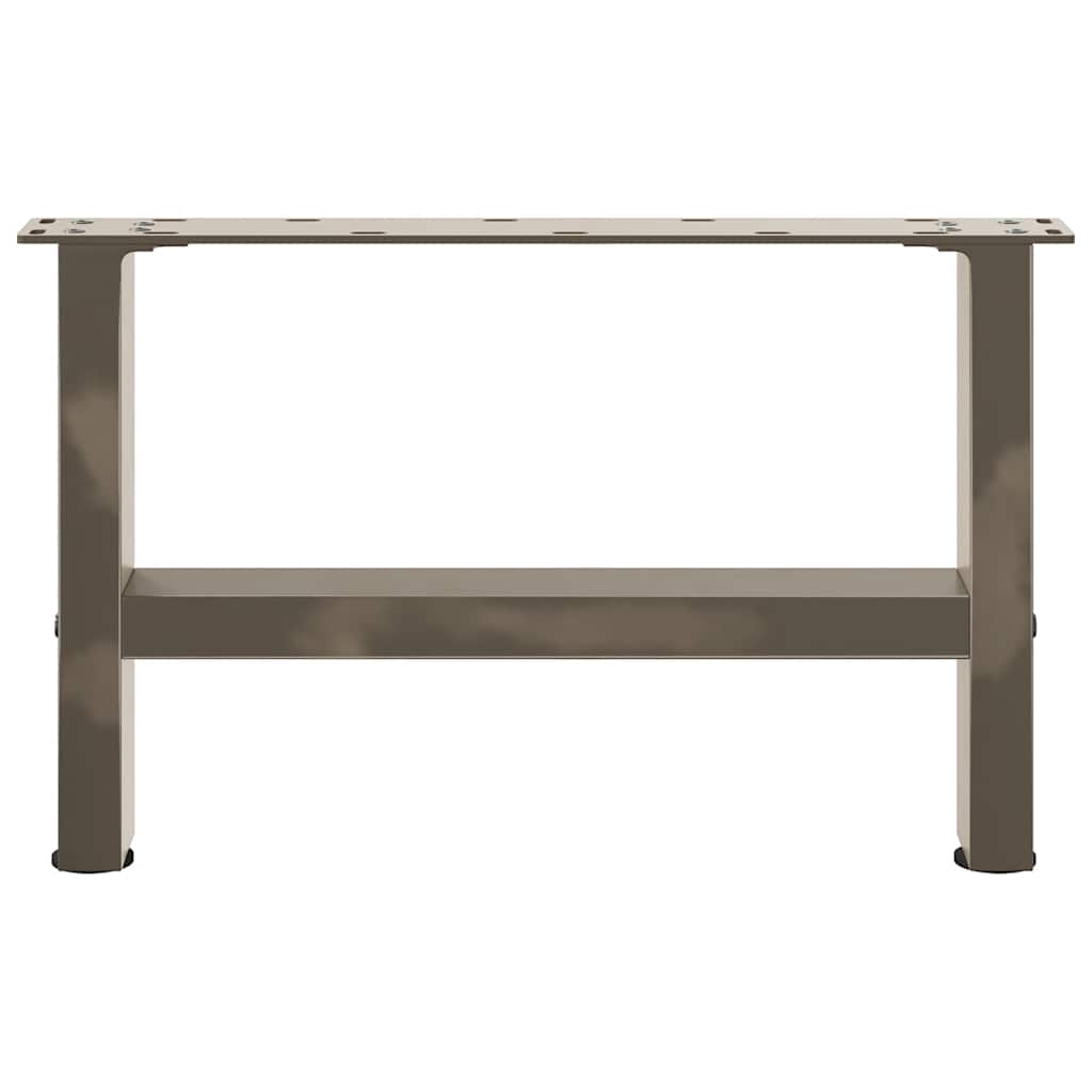 2 db natúr acél dohányzóasztal láb 50 x (30-31) cm acél 5