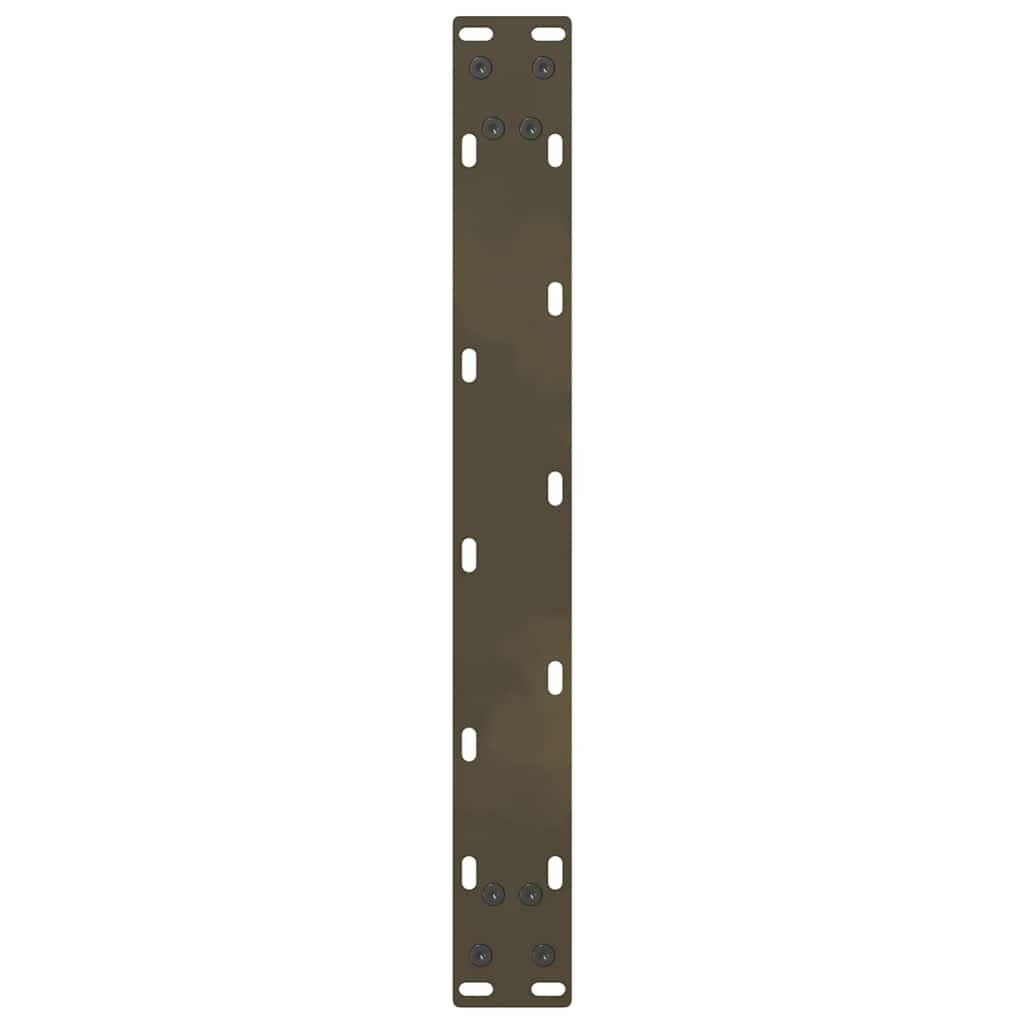 2 db natúr acél dohányzóasztal láb 50 x (30-31) cm acél 7