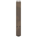 2 db natúr acél dohányzóasztal láb 28 x (42-43) cm acél 6