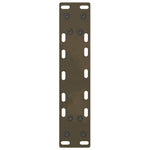 2 db natúr acél dohányzóasztal láb 28 x (42-43) cm acél 7
