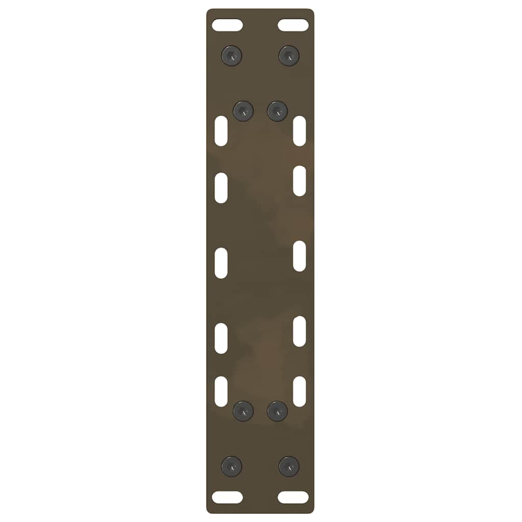 2 db natúr acél dohányzóasztal láb 28 x (42-43) cm acél 7