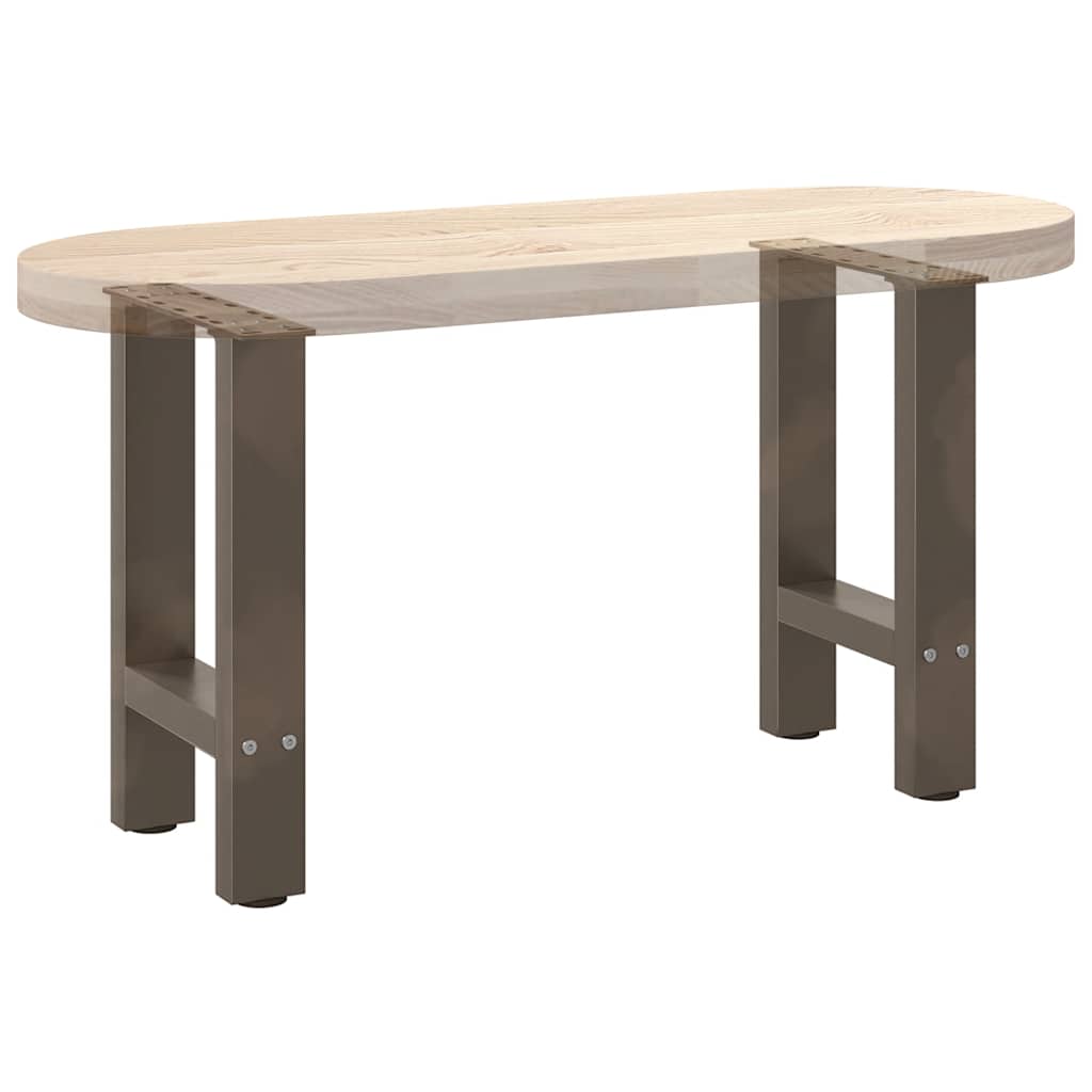 2 db natúr acél dohányzóasztal láb 28 x (42-43) cm acél 8