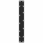 2 db fekete acél dohányzóasztal láb 50 x (42-43) cm 7