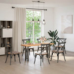 2 db antracitszürke acél konzolasztal láb 28 x (72-73) cm