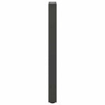 2 db antracitszürke acél konzolasztal láb 28 x (72-73) cm 6