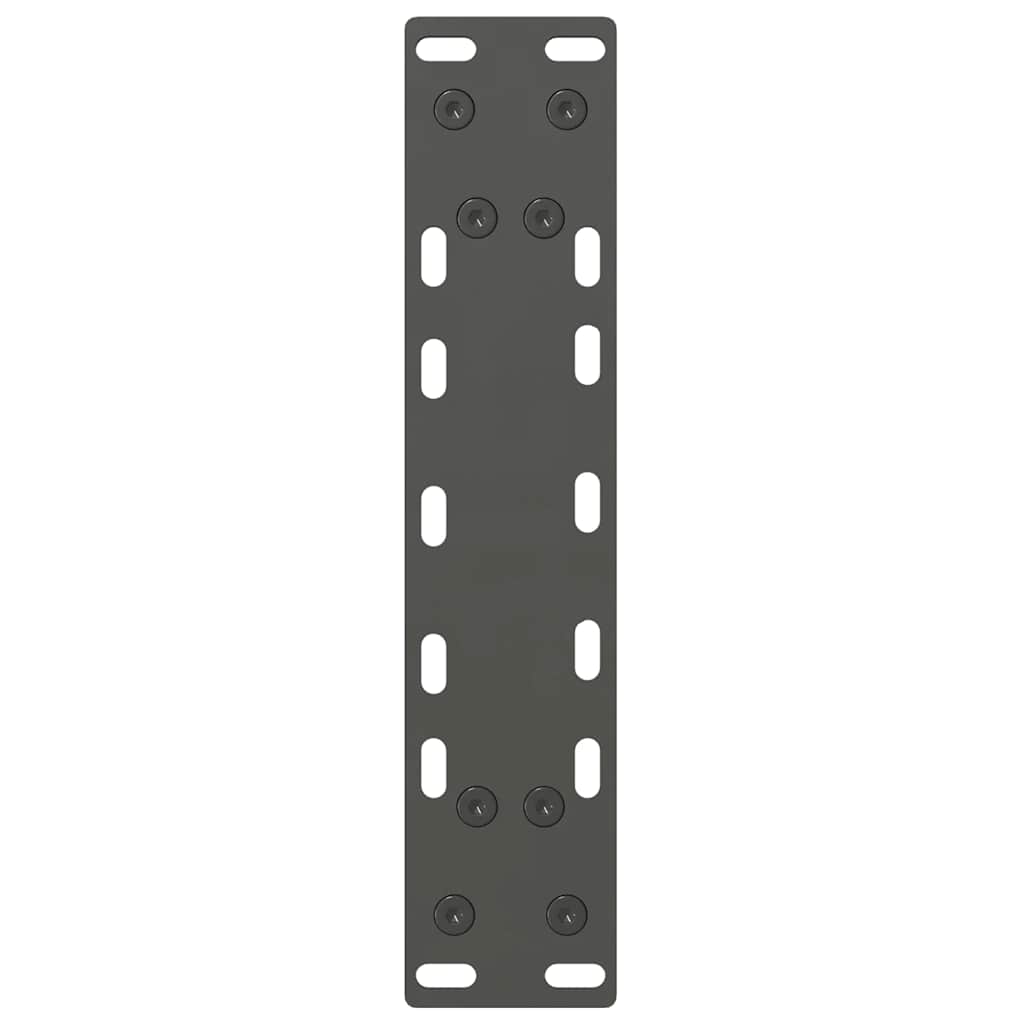 2 db antracitszürke acél konzolasztal láb 28 x (72-73) cm 7
