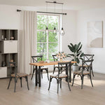 2 db fekete acél konzolasztal láb 38 x (72-73) cm 2