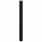 2 db fekete acél konzolasztal láb 38 x (72-73) cm 6