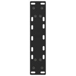 2 db fekete acél konzolasztal láb 38 x (72-73) cm 7