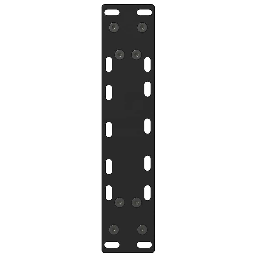 2 db fekete acél konzolasztal láb 38 x (72-73) cm 7