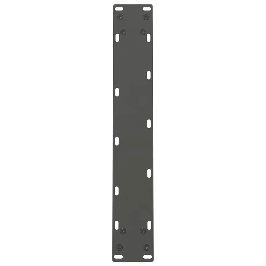 2 db antracitszürke acél étkezőasztalláb 50x(72-73) cm 7