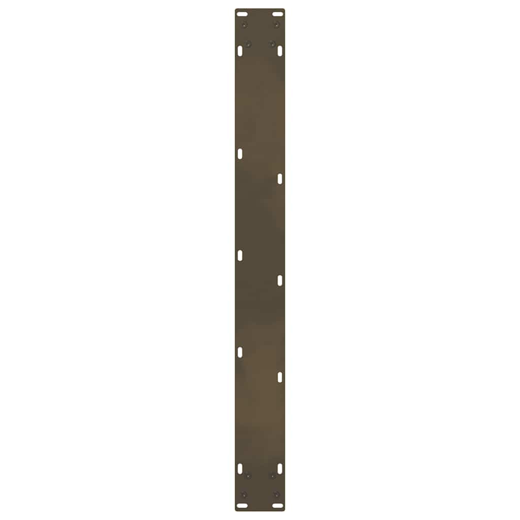 2 db natúr acél étkezőasztal láb 70 x (72-73) cm acél 7