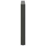 2 db antracitszürke acél étkezőasztalláb 90 x (72-73) cm 6