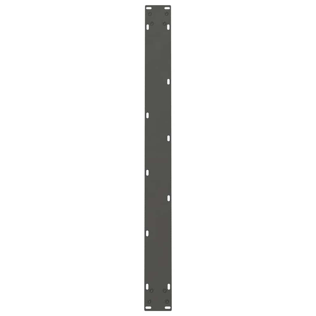 2 db antracitszürke acél étkezőasztalláb 90 x (72-73) cm 7