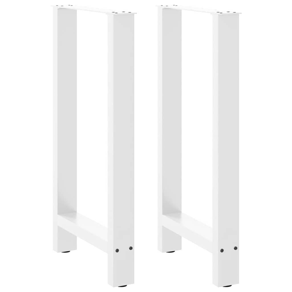 2 db fehér bárasztal láb 40x(90-91) cm acél